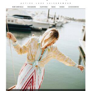 Samsøe & Samsøe “Alessandra” AOP Silk Shirt – Little Italy Print